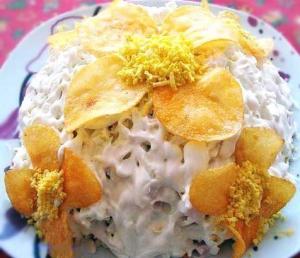 Салат "Орхидея"