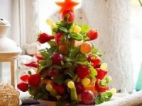 Фруктовая ёлка - новогодние рецепты