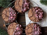 Шоколадное печенье для Нового года - новогодние рецепты