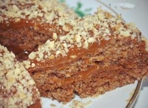 5-минутный ореховый торт без муки и масла