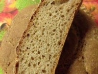 Бездрожжевой хлеб из цельнозерновой муки спельты