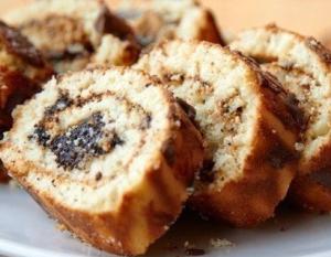 Быстрый сладкий рулет