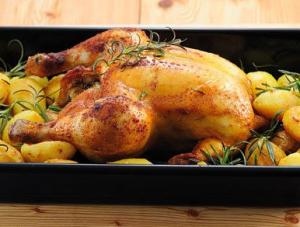 Запеченная курица
