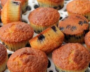 Кексы с черникой