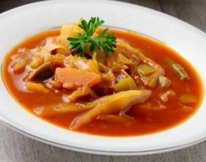 Овощной суп для похудения