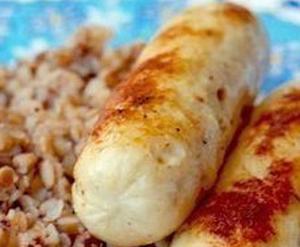 Сосиски из куриной грудки
