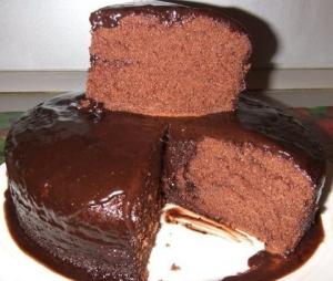 Шоколадное кухэ в мультиварке