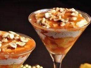 Яблочно-ореховый десерт