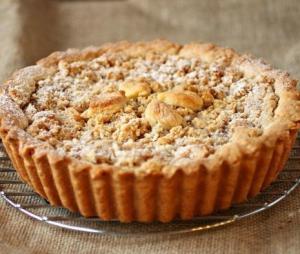 Яблочный пирог за несколько минут