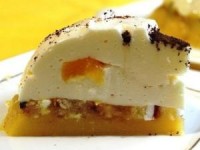 Нежный сливочно-персиковый десерт