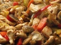 Соте с курицей и грибами (турецкая кухня)