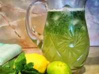 Домашний лимонад с лимоном лаймом и мятой