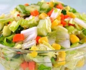 Овощной салат "Цветной"