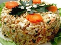 Салат "Печень трески"