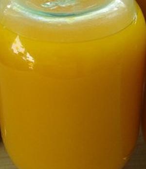 Сок тыквы с апельсинами и лимонами