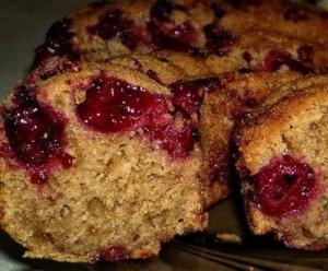 Кофейный кекс с вишней