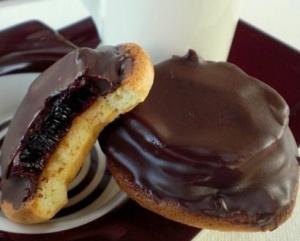 Печенье желе в шоколаде