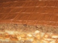Торт со сгущенкой и шоколадом