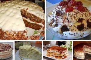 Рецепты самых быстрых и вкусных тортов