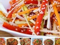 Рецепты салатов по-корейски